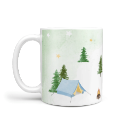 Fotohrnček klasický malý - Watercolor camping